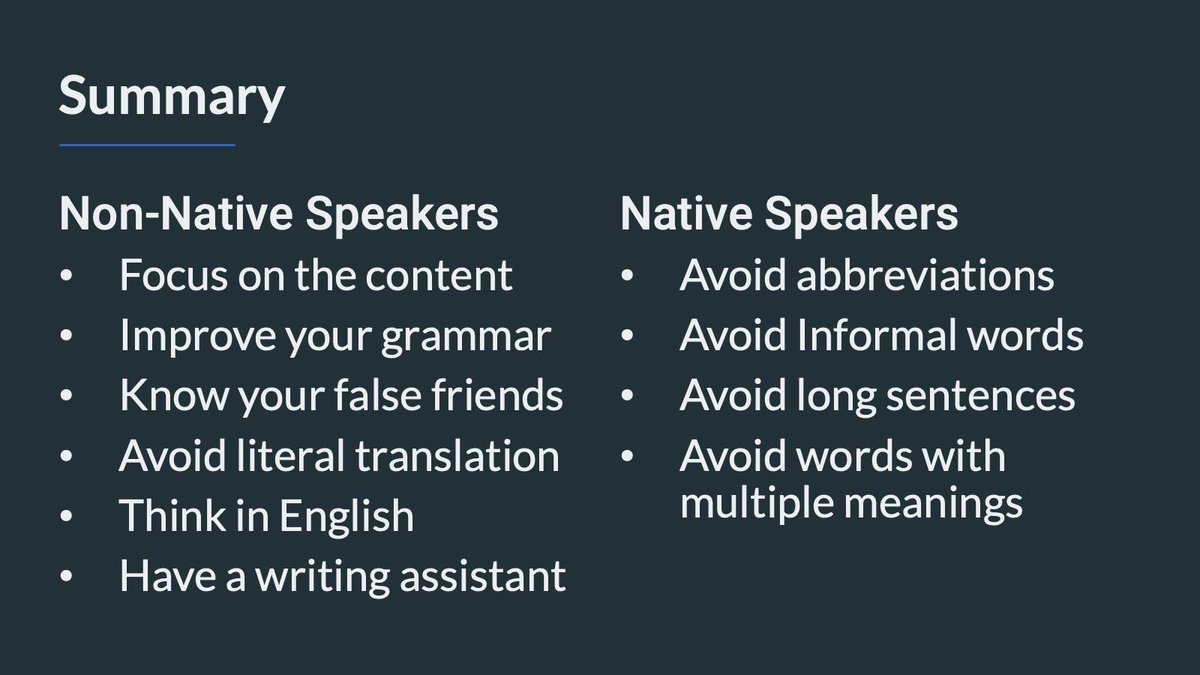 Amadou Sall on Twitter: "📣Technical Writing for Non-Native Amadou Sall on Twitter: "📣Technical Writing for Non-Native