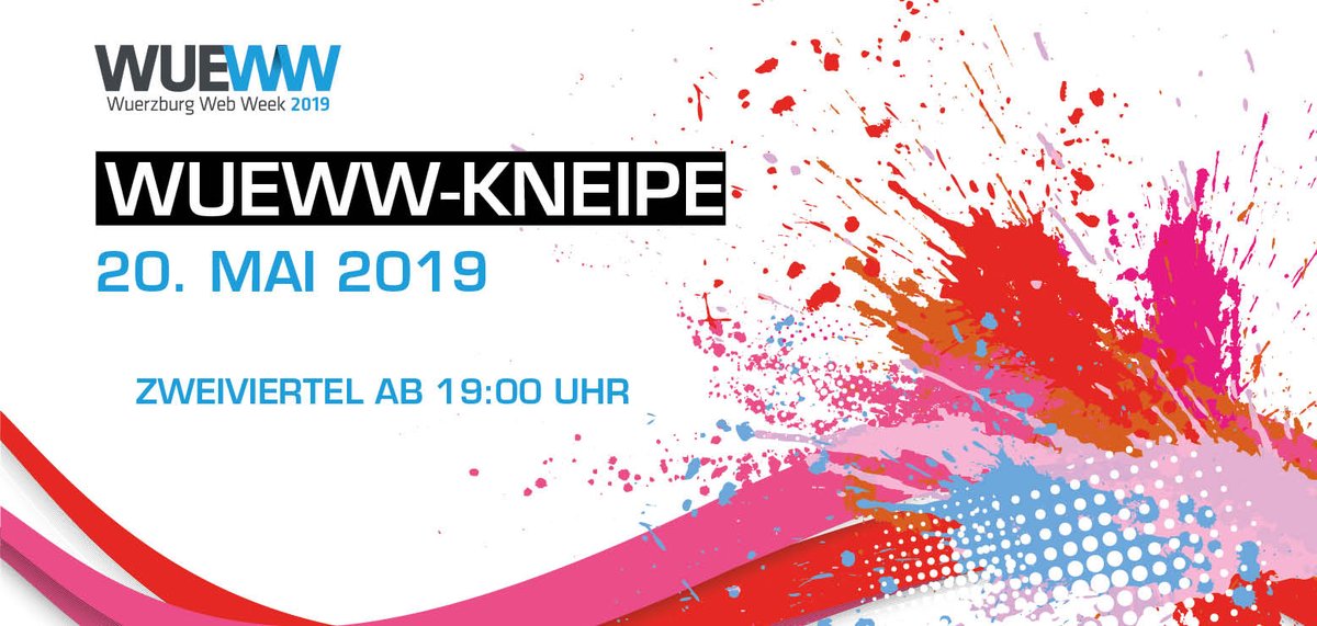 Nach der Web Week ist vor der #WueWW. Aus diesem Grund (und auch sonst) wird es Zeit für die nächste WueWW-Kneipe: Montag, 20. Mai. Freu mich über RTs. 

meetup.com/de-DE/Wuerzbur…