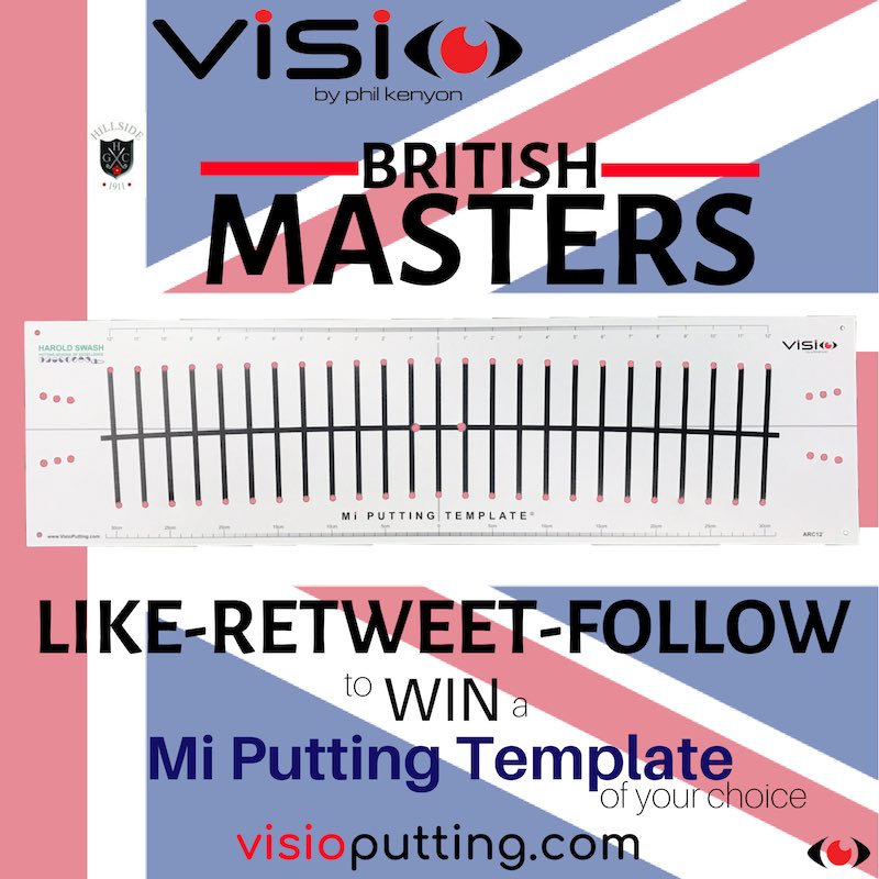 VisioPutting's tweet photo. To celebrate this weeks @british_masters 🇬🇧 @Hillside_GC we are giving you the chance to WIN one of our AWARD WINNING @VisioPutting Mi Putting Templates of your choice! Simply LIKE-RETWEET-FOLLOW this post and you’ll be entered into out FREE prize draw! #practicewithpurpose https://t.co/Bf1HggRWjw
