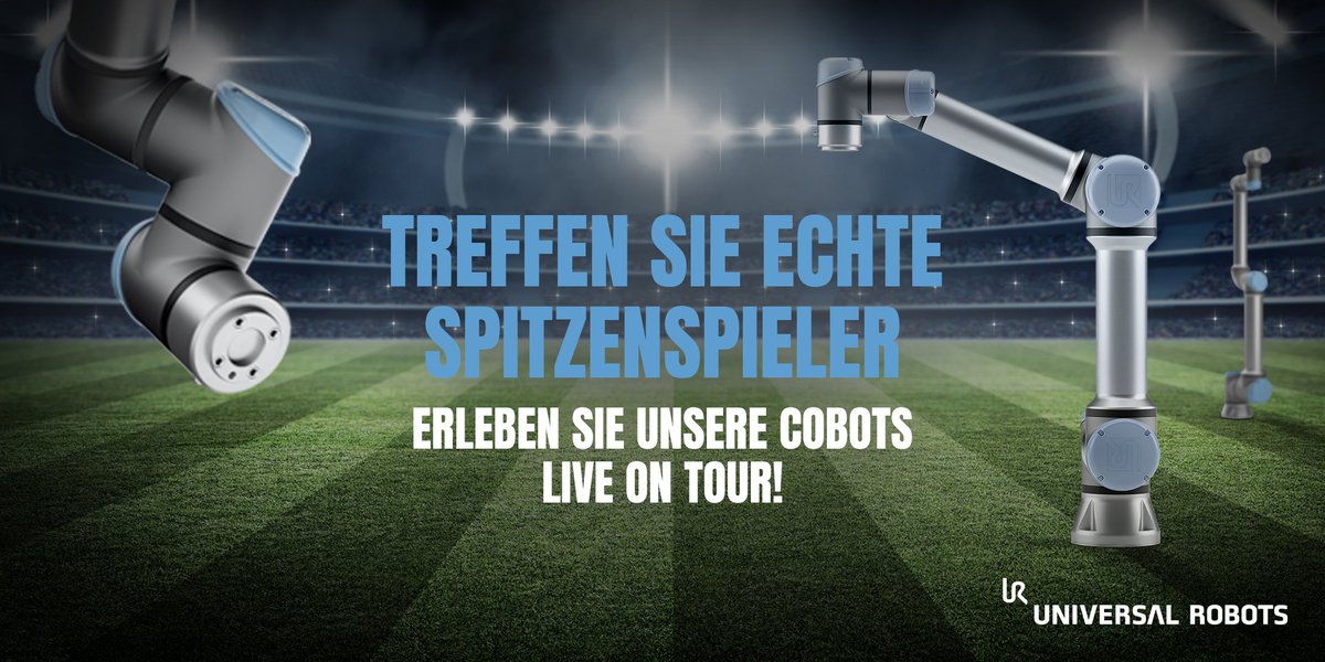 SICK_de's tweet photo. Die #URRoadshow läuft bereits. Von der Opel Arena in Mainz geht es für uns morgen in die Mercedes Benz Arena nach #Stuttgart. Kommen Sie vorbei & erleben Sie die Vorteile unseres Sicherheitssystems sBot Speed – #UR. Es gibt noch Karten: https://t.co/xj8UBIRk0r
#SafeRobotics https://t.co/UE90wxvjc4