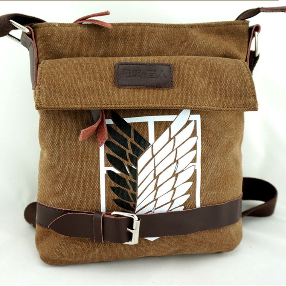 Attack on Titan Shoulder Messenger Bag 49.94 animemotions.com #animemotions #animefigures