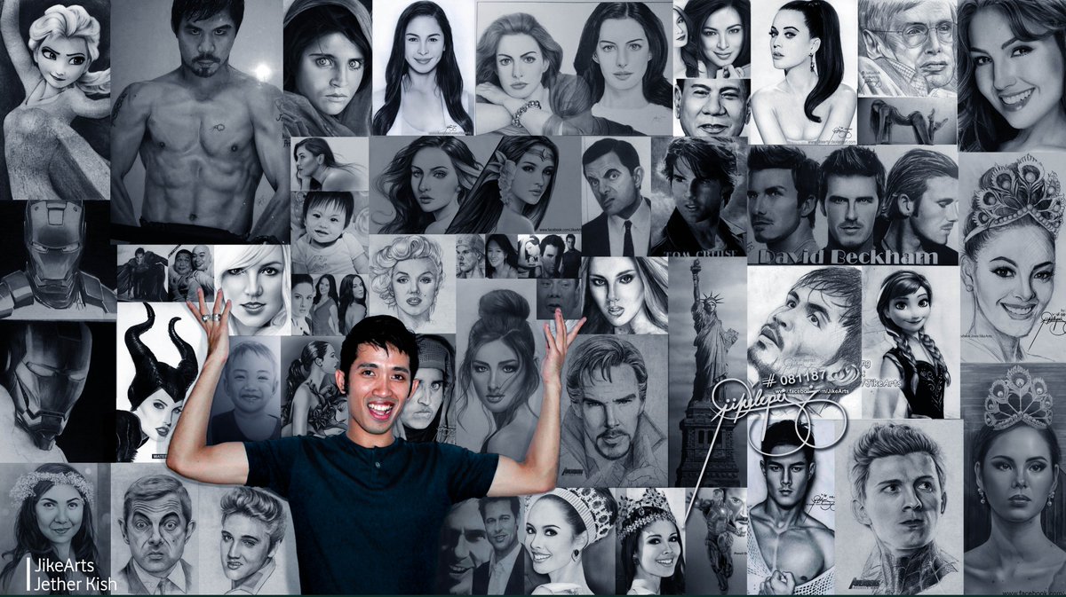jike101's tweet photo. Some of my pencil-hand drawing collection.
Before @UMhangout @UMhangout this is what I do. @JikeArts #JikeArts @BarrettoJulia @meganbata @classybarretto @MannyPacquiao @marvelstudiosph @lizasoberano @catrionaelisa #Jetherkish @Disney #frozen #Pencildrawing #graphite #drawing https://t.co/tmXoXRULjW