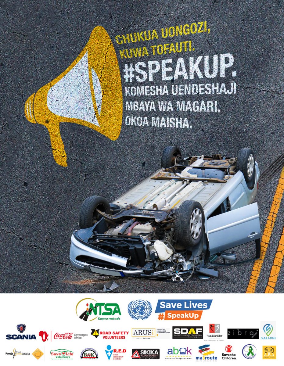 roadsvolunteer's tweet photo. Launch of 5th UN global road safety week happening at @KICC_kenya this morning Thanks to our facilitators @centric_air @BonfireSafaris @emceedotcom #SrsTracking @flex #Flexcommunications #JhelaMobileSacco and partners @ntsa_kenya @CocaColaAfrica @ScaniaEA @sikikasafety @petan https://t.co/LvRvQoaCRP