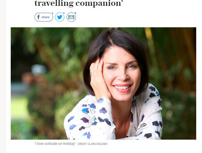 #monday #media #mention Thank you to @Sadieliza for her very kind mention in her interview in the @Telegraph #inthenews