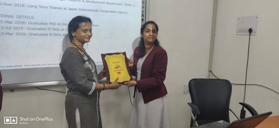 CoerRoorkee's tweet photo. @CoerRoorkee 
Guest Lecture in PPE department by Dr Divya Anand Srivastava, Manager from M/s Nippon Paint, Tokyo, Japan https://t.co/QUbG61C2ot