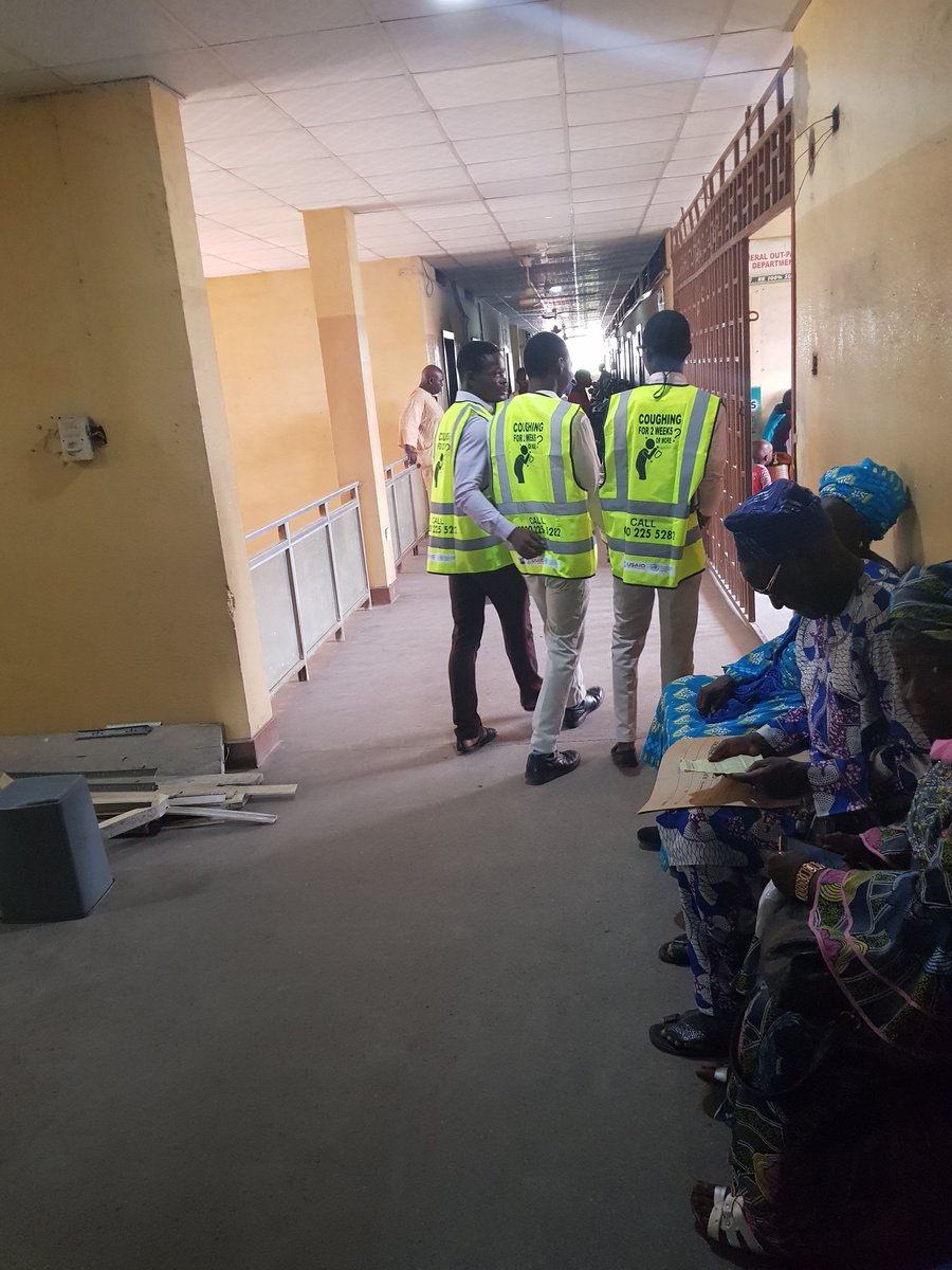 remikushy's tweet photo. Cough officers in Gbagada General Hospital set to screen all out- patients today towards #findingthemissingTBcases for a #TBFreeLagos https://t.co/sC8sJ9O3XW