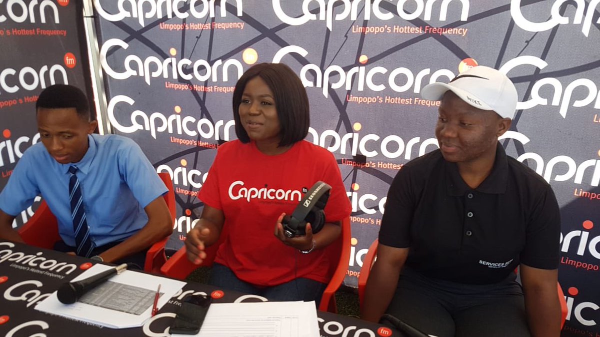 CapricornFM's tweet photo. @Hlekanis speaks to Learners, Junior Chiungu and Calin Molekoa about how they are finding the expo thus far and what they still look forward to. #ServiceSETA #TailoredExperience https://t.co/FIpIDzn842