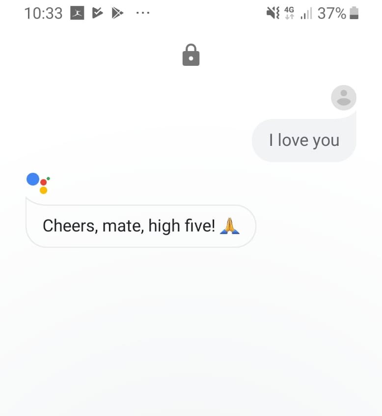 MyRandomNotions's tweet photo. Google Assistant put me in the friend zone. #googleassistant #friendzone https://t.co/Scxqjzc5ic
