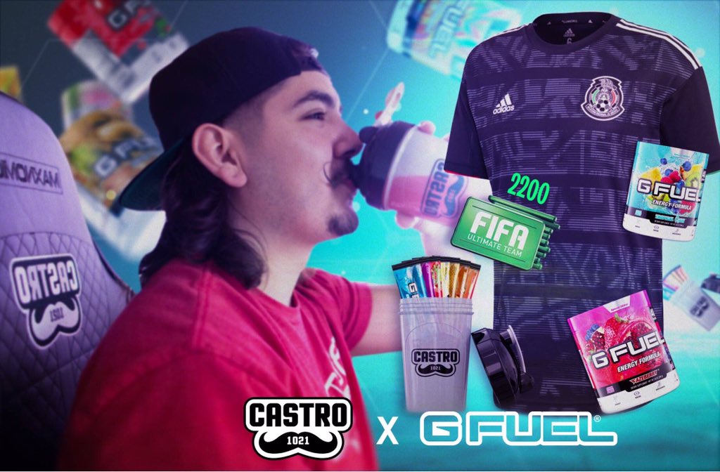 🇲🇽⚽️👨🏻 GIVEAWAY ALERT 👨🏻⚽️🇲🇽

We've teamed up with our very good friend/#FIFA Phenom/Twitch God - <a href="/Castro1021/">Castro1021</a>- To bring you all this fabulous Giveaway!!! Just head to the link below to get in on the action! 

ENTER: gfuel.ly/2vGCVc6
