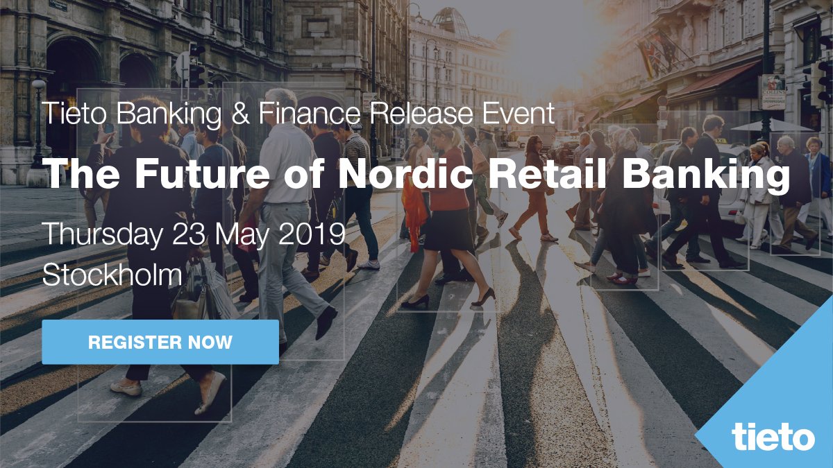 Tietoevry's tweet photo. Last chance to register! Join 200+ attendees from 45+ banks and financial institutions on 23 May for an evening where #FinTech and financial services come together to connect, engage and inspire. Book your seat now at https://t.co/GSEPQJMNvm
#futurebanking #credit #emric https://t.co/IeVHKcAt8O