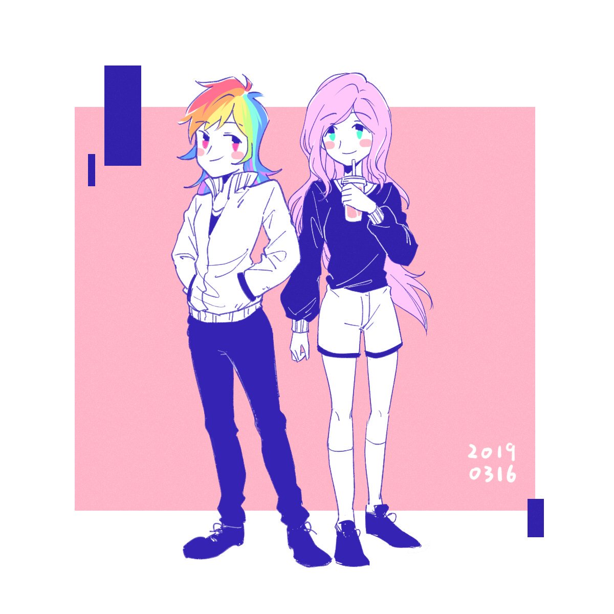 Laochi777's tweet image. #mlp #flutterdash 
(•́ω•̀ ٥)涂鸦