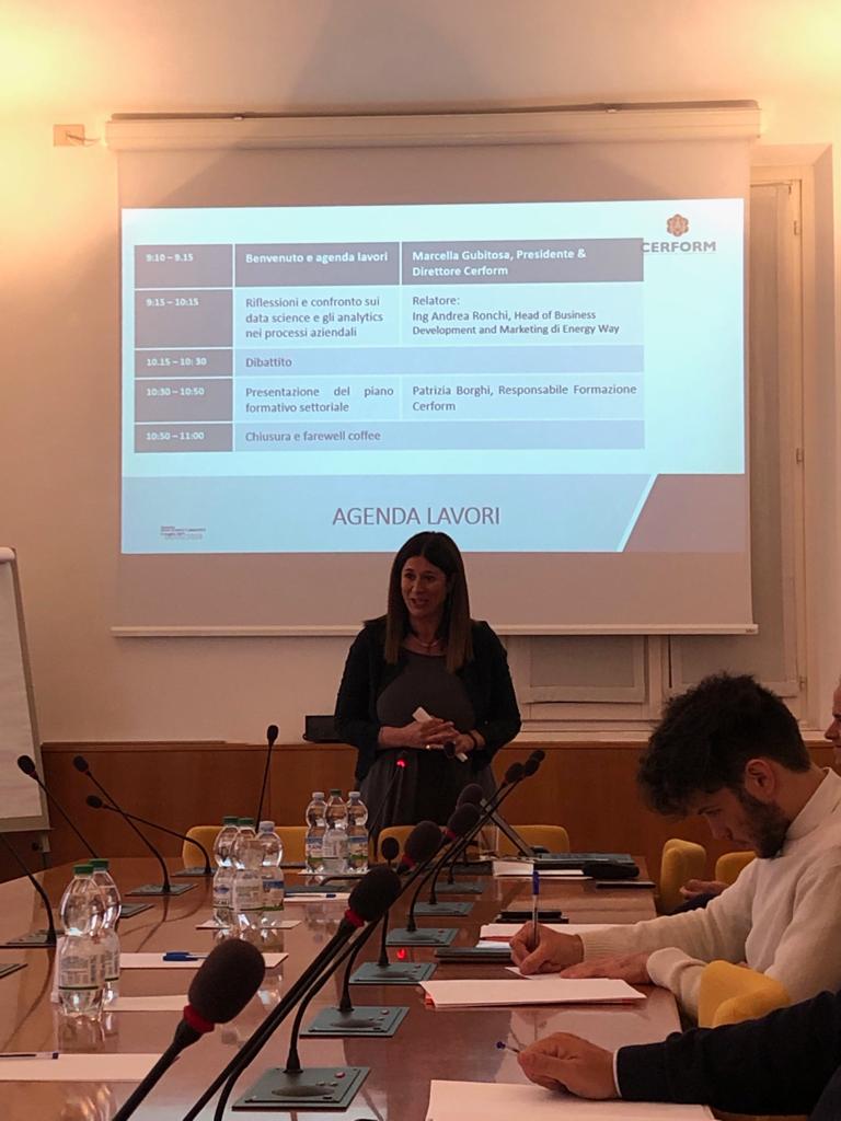 Stiamo presentando il nostro nuovo piano formativo settoriale in Confindustria Ceramica in occasione dell’evento sull’importanza del #DataScience