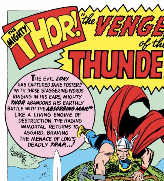 CreelSpiel's tweet photo. A few weeks later than I had hoped, but here we go with a look at #JourneyIntoMystery #115 - "THE VENGEANCE OF THE THUNDER GOD!", the second appearance of the #AbsorbingMan. A little recap and a nice dedication that Marvel used to pop into their comics for the readers of the day. https://t.co/y4VIYAEDLB
