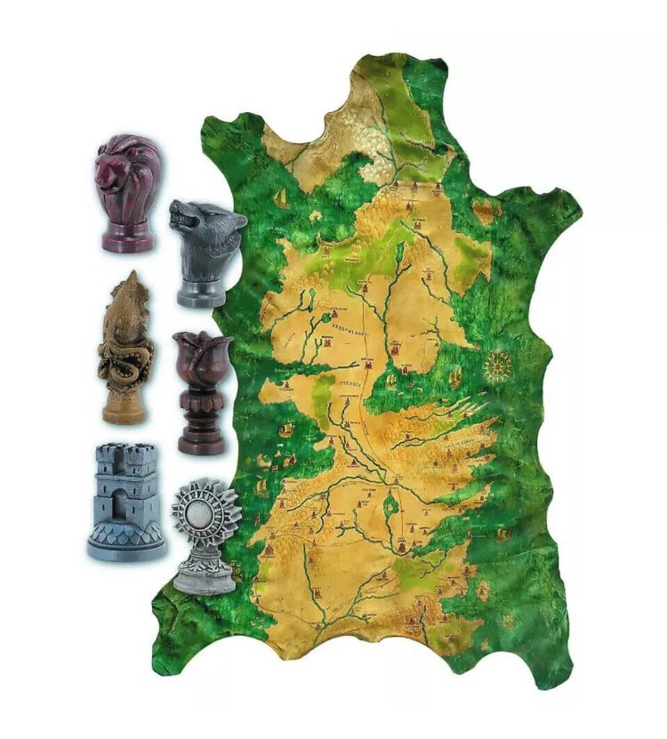 EmpireCollects's tweet photo. Plot along with our Game Of Thrones Heroes as they try to take control of the Iron Throne! This GoT Map and Markers set from Dark Horse is the perfect way to follow along with the show or make your own predictions of how the war plays out! https://t.co/Q23IU81Or7 https://t.co/mtZhm2Iftu