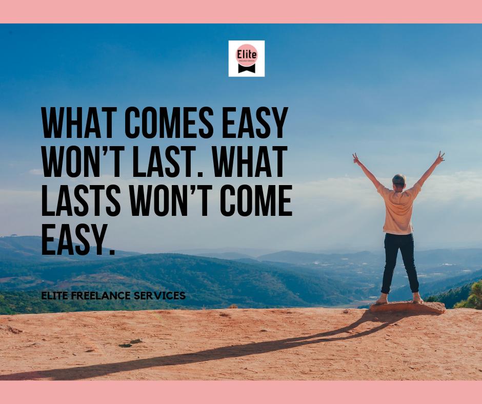 elite_freelance's tweet photo. A success that comes through HARD WORK will last. So, don't worry if today is a hard time for you. Keep on doing what you are doing. All sacrifices will be worth it. 🙂 #hardwork #goals #socialmedia #socialmediamanager #freelancer #freelance #virtualassistant #onlinejobs https://t.co/Tp3BXbYQVS