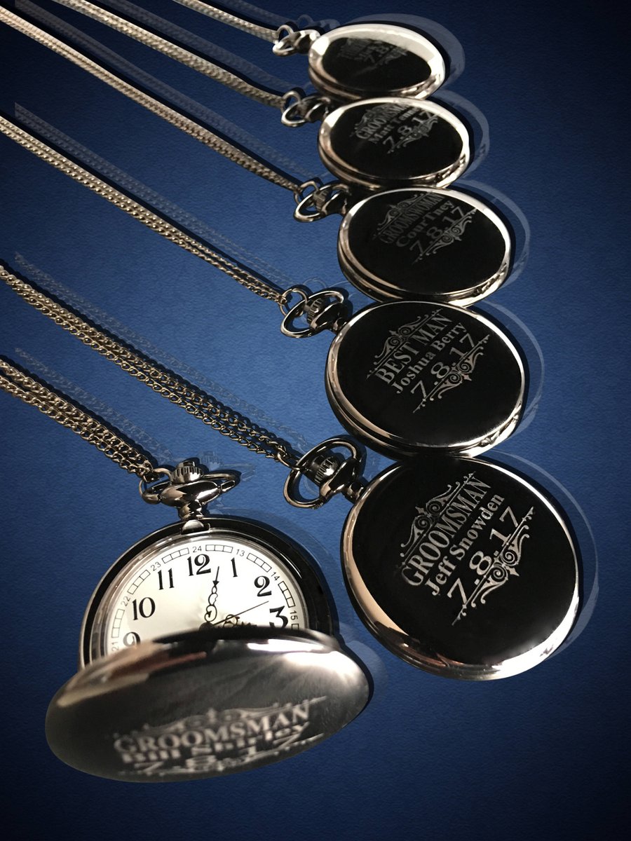 WeddingWidgtinc's tweet photo. 12 Personalized Pocket Watches - 12 Groomsman engraved gifts - Personalize gift engraved watch - Usher & Officiant gift - Wedding gift set https://t.co/rdxImmZNIX #Etsy #weddingwidget #Groomsman #Officiant #Usher #Bridesmaids #Brideandgroom #EngravedFlask https://t.co/bLqaMfSawQ