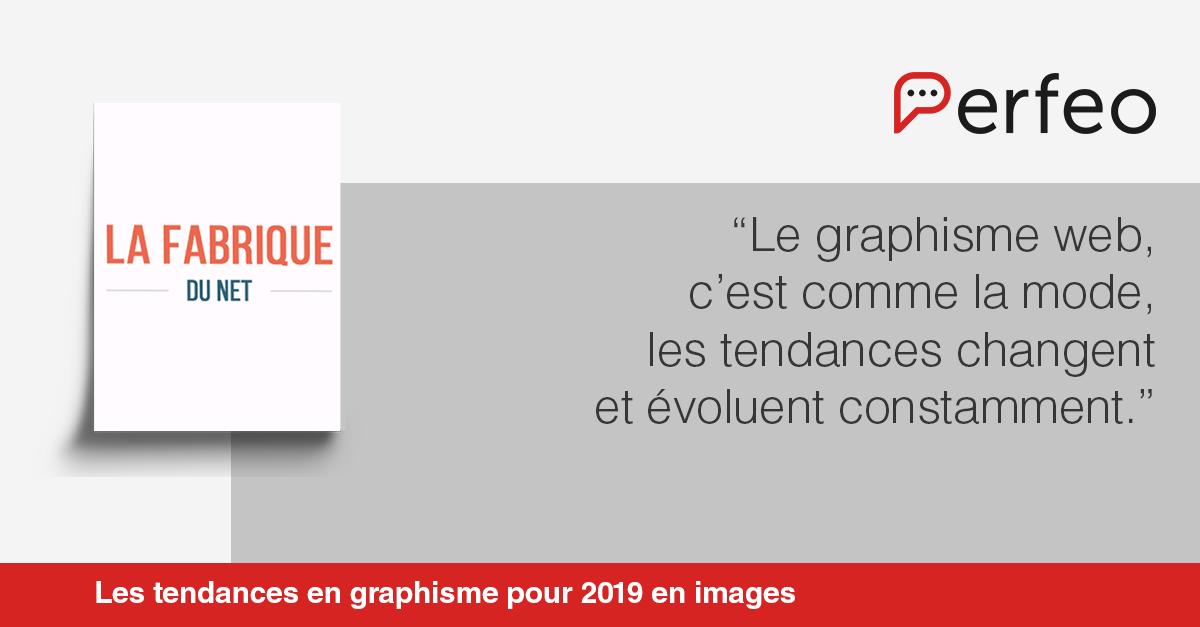 Le #graphisme reflète l’image que votre entreprise souhaite montrer. Il s’inspire souvent du quotidien, découvrez 10 tendances à suivre.
Chez <a href="/Perfeo/">Perfeo</a>, notre #webdesigner utilise principalement l’asymétrie, et vous quelles tendances utilisez-vous ?
Source : buff.ly/2NISKHj