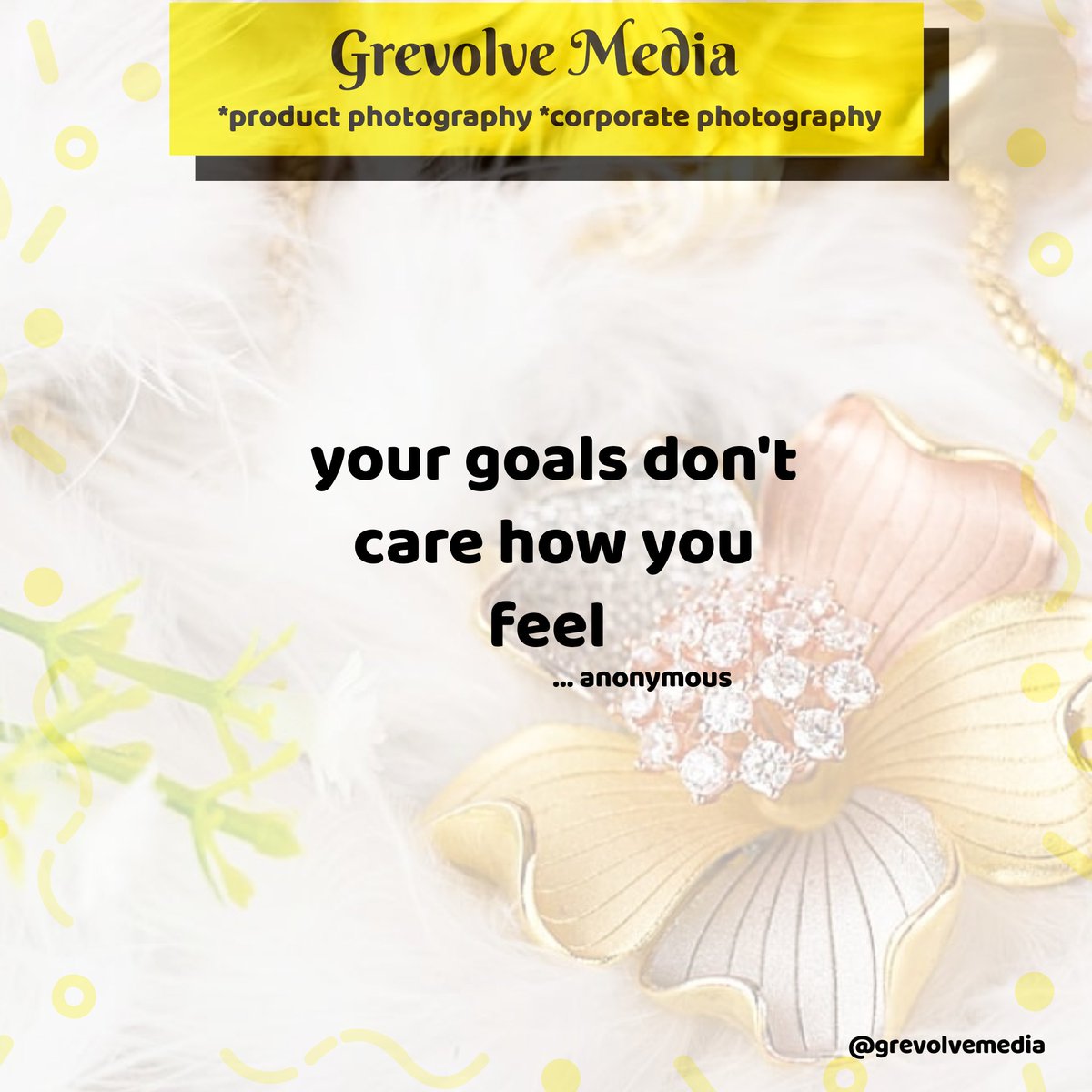 GrevolveM's tweet photo. We are pursuing our goals in spite of our fears. Let's choose courage! 2019 ma loud gaan!

Be gallant! 

#grevolve #mondaymotivation #productphotography #corporatephotography https://t.co/wgztVKmJ78