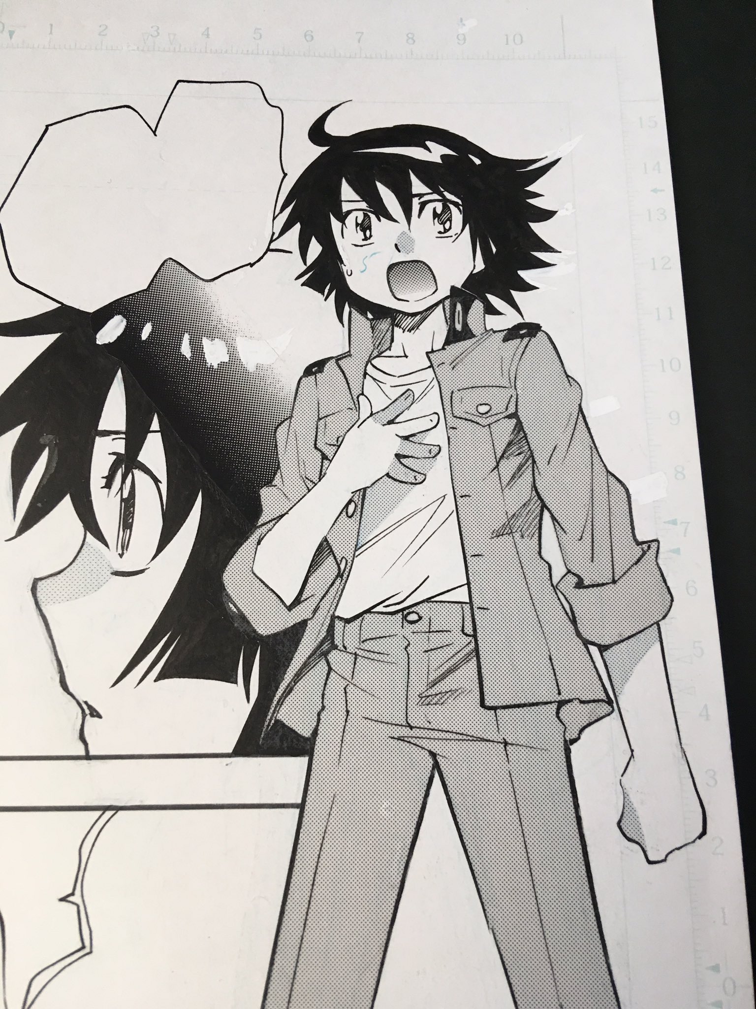 椎名高志 直筆サイン入りキャラファイングラフ 画業30周年 絶対可憐