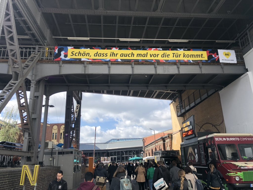 anegend's tweet photo. Lustigen Spruch mit Nerd-Bezug am Eingang von Deutschlands meistbetwitterter Veranstaltung anbringen - well played, @BVG_Kampagne, well played. #rp19 https://t.co/bf54GW6R9C
