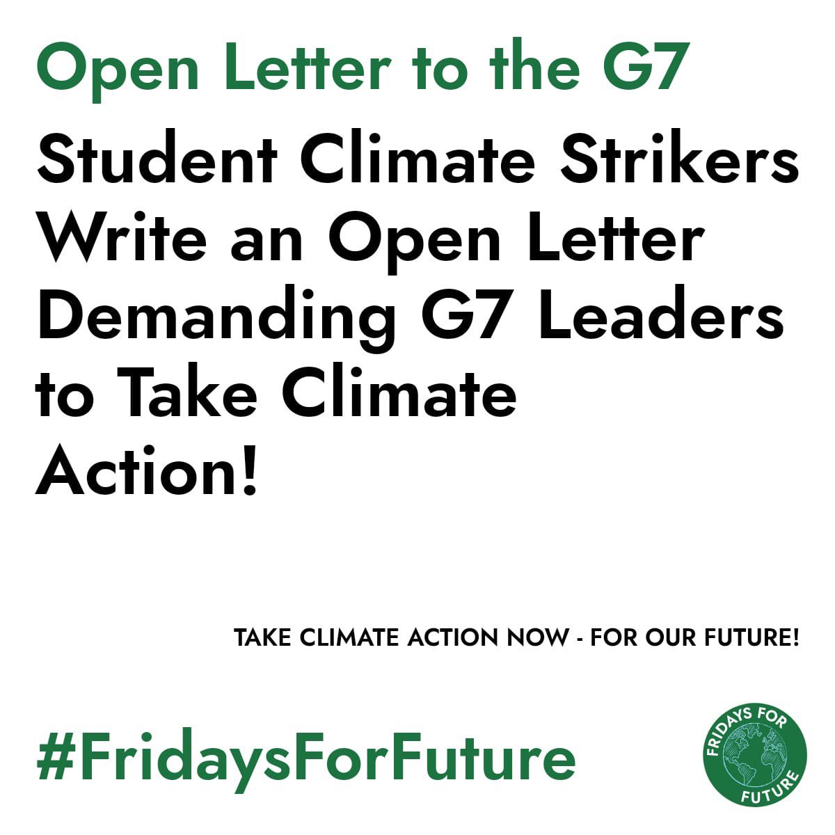 FFF_Tokyo's tweet photo. G7の環境大臣会合が5/5-6にフランスで開催されます。それに合わせて、FridaysForFuture の活動家たちで協力し、彼らに気候正義を要求する手紙を送っています!
#g70 #environmentsummit #youthforclimate #climatechange #climatestrike #schoolstrike4climate #fridaysforfuture #climatejustice https://t.co/2z0bbB7Ej4