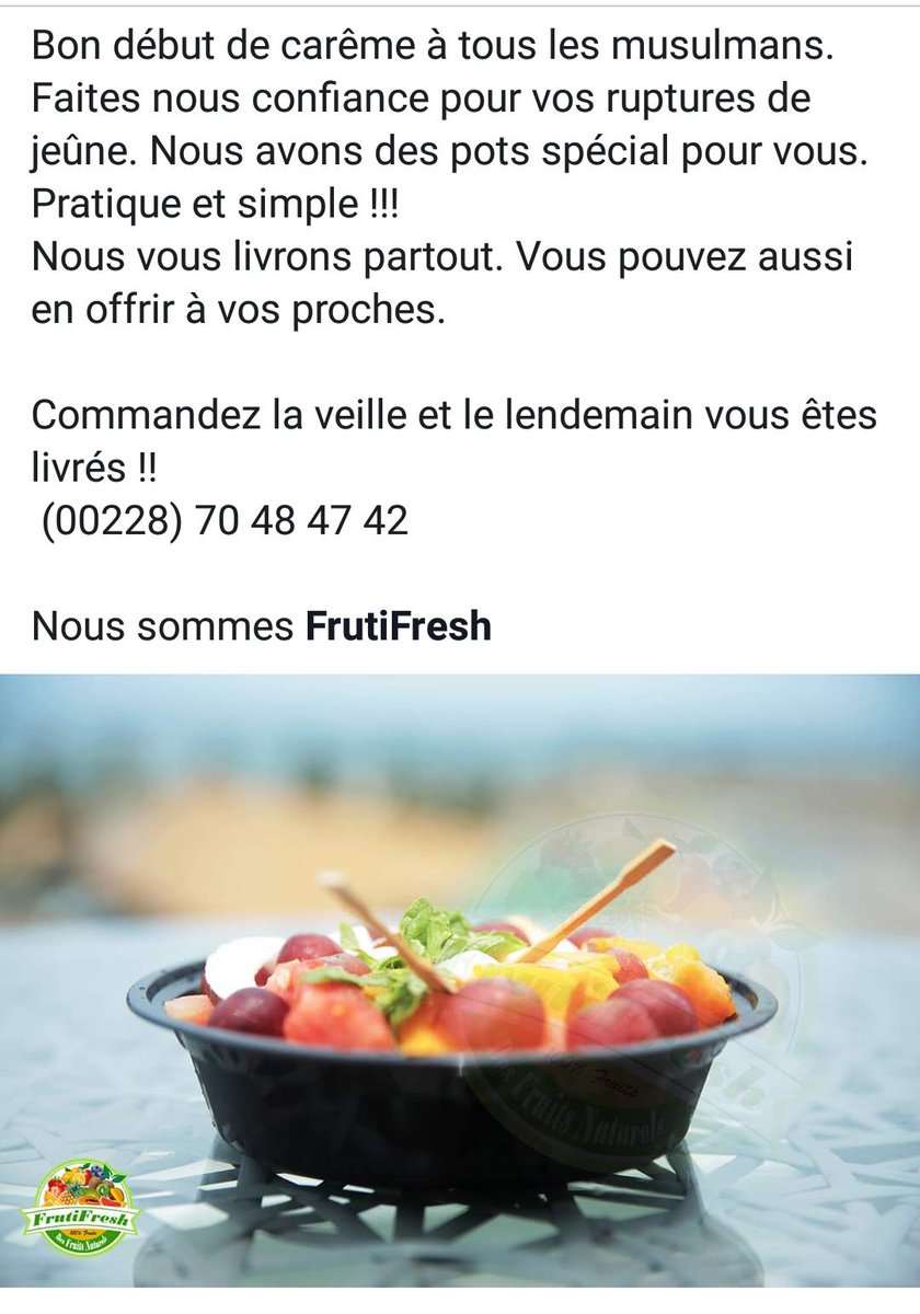 MGniningan's tweet photo. Bon début de carême... https://t.co/eJxlI1YWTw