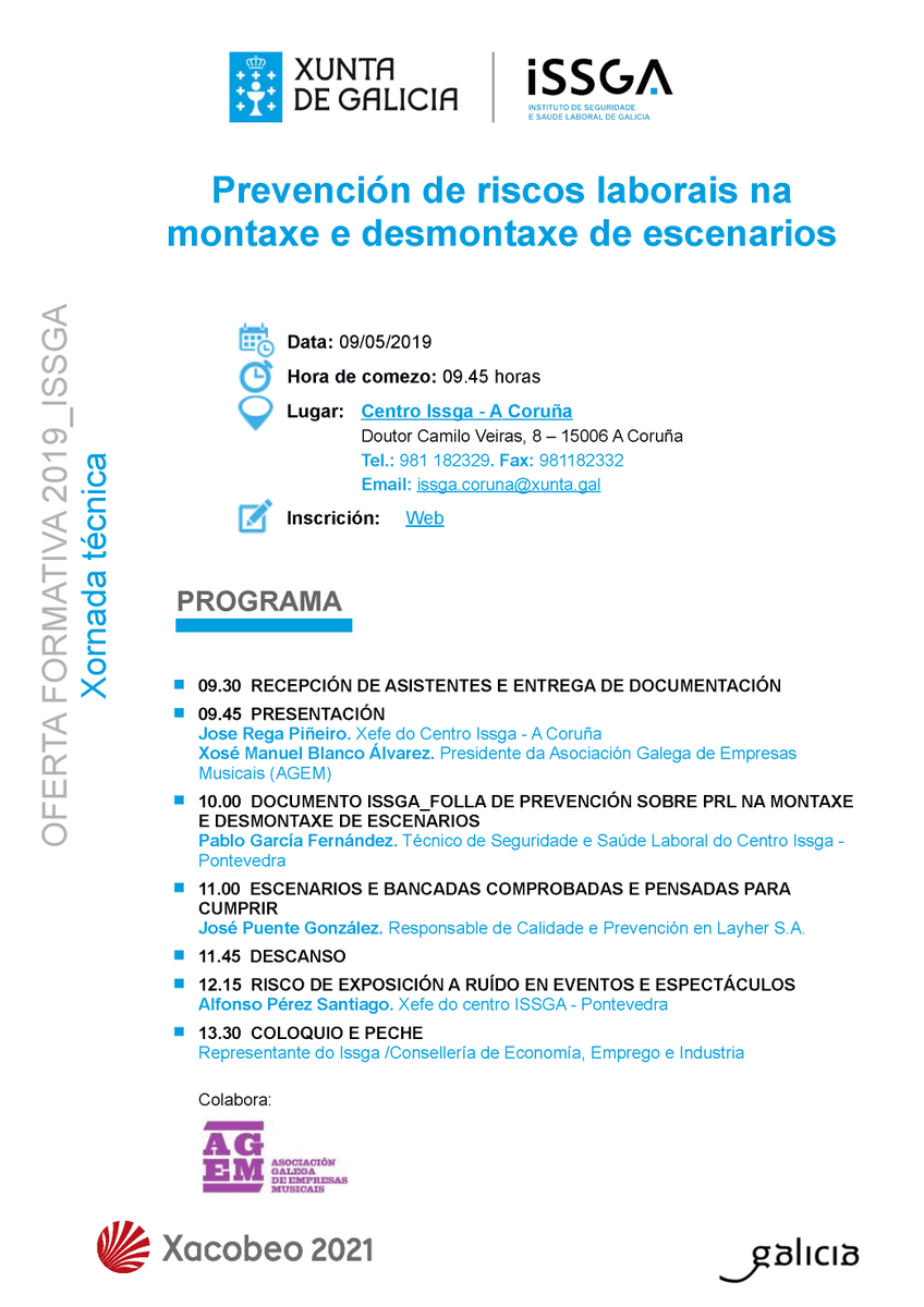 Instituto de Seguridade e Saúde Laboral de Galicia tweet media
