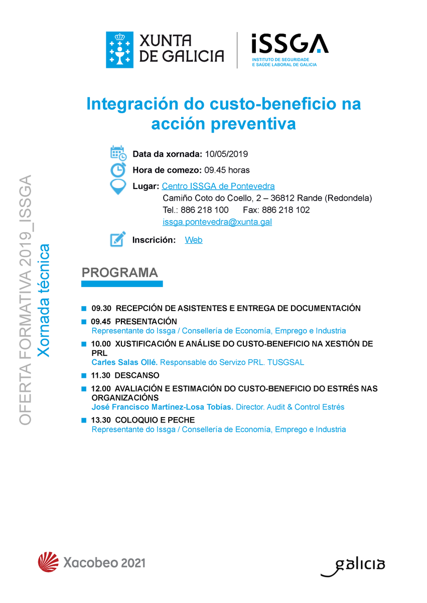 Instituto de Seguridade e Saúde Laboral de Galicia tweet media