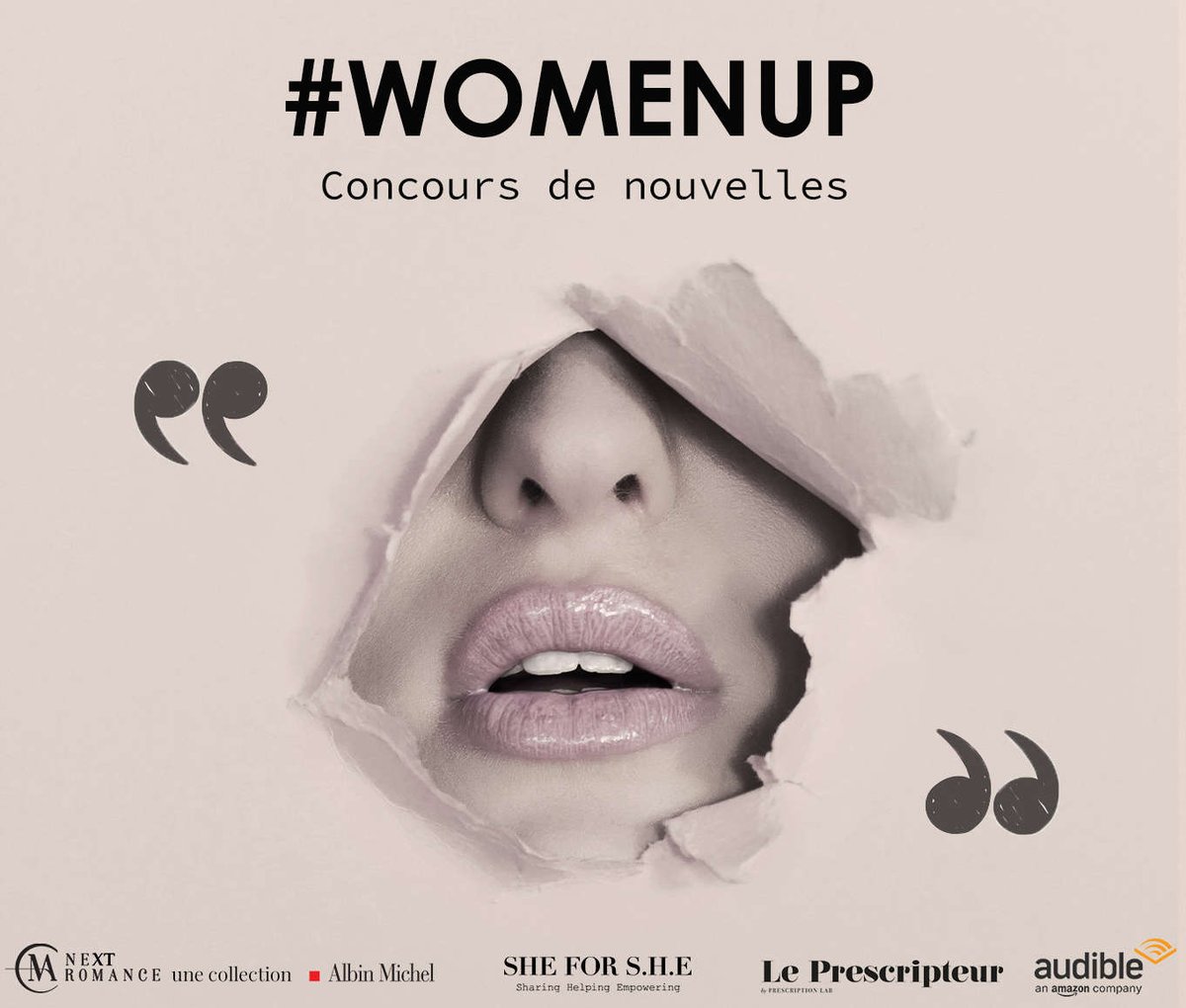 Laura, responsable commerciale Prescription Lab, est Jury du concours de nouvelles érotiques #WOMENUP organisé par Ma Next Romance ! Le but ? Casser les clichés sur la sexualité et donner un souffle plus humaniste à l'écriture érotique.  ✍️