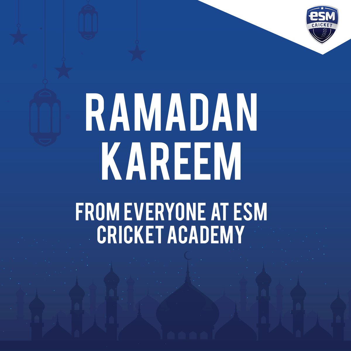 esmcricketuae's tweet photo. ESM Cricket wishes you and your family joys and blessings during this holy month of Ramadan. 🏮 https://t.co/JK3iUtsCxY