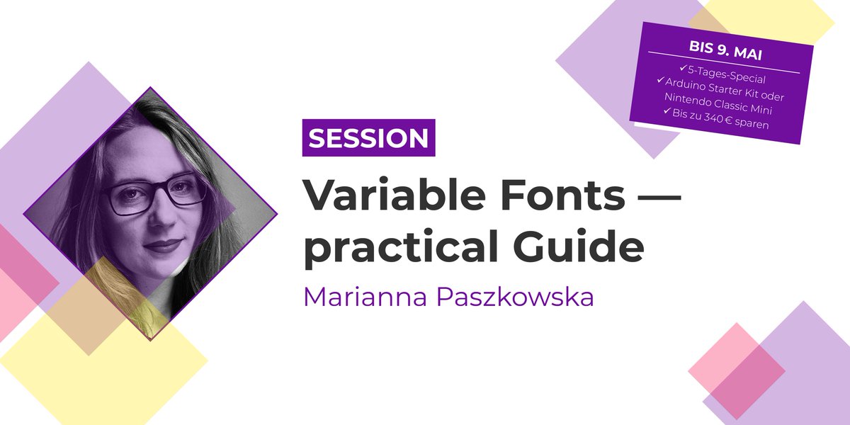 Variable Font has gone from 0 to 100 in a short period of time. It has transformed from a novelty to a solution for real problems. Join this session &amp; learn everything about variable fonts from <a href="/Allthosenotes/">Marianna Paszkowska</a> including the possibilities &amp; challenges: ow.ly/jOpN30ozAmU
