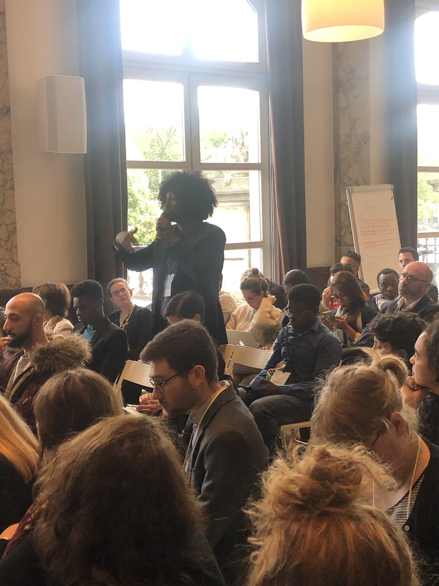 A very productive QnA session after the <a href="/Refugees_EU/">UNHCR Representation for EU Affairs</a> presentation to get some concerns addressed #connectnow #GlobalSummitOfRefugees #NewVoices4EU