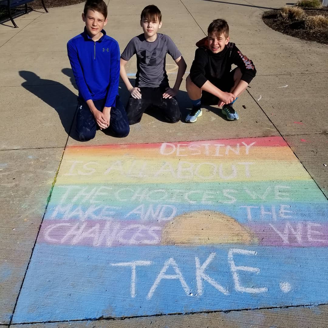 Teacher_Force's tweet photo. Chalk the Walk Motivational Monday
Students share their favorite words of widsom and inspiration with our Harmon community. https://t.co/j2pTQr4zkQ