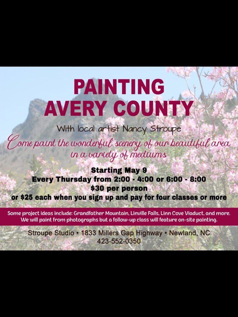 Painting in a variety of mediums. Join us!