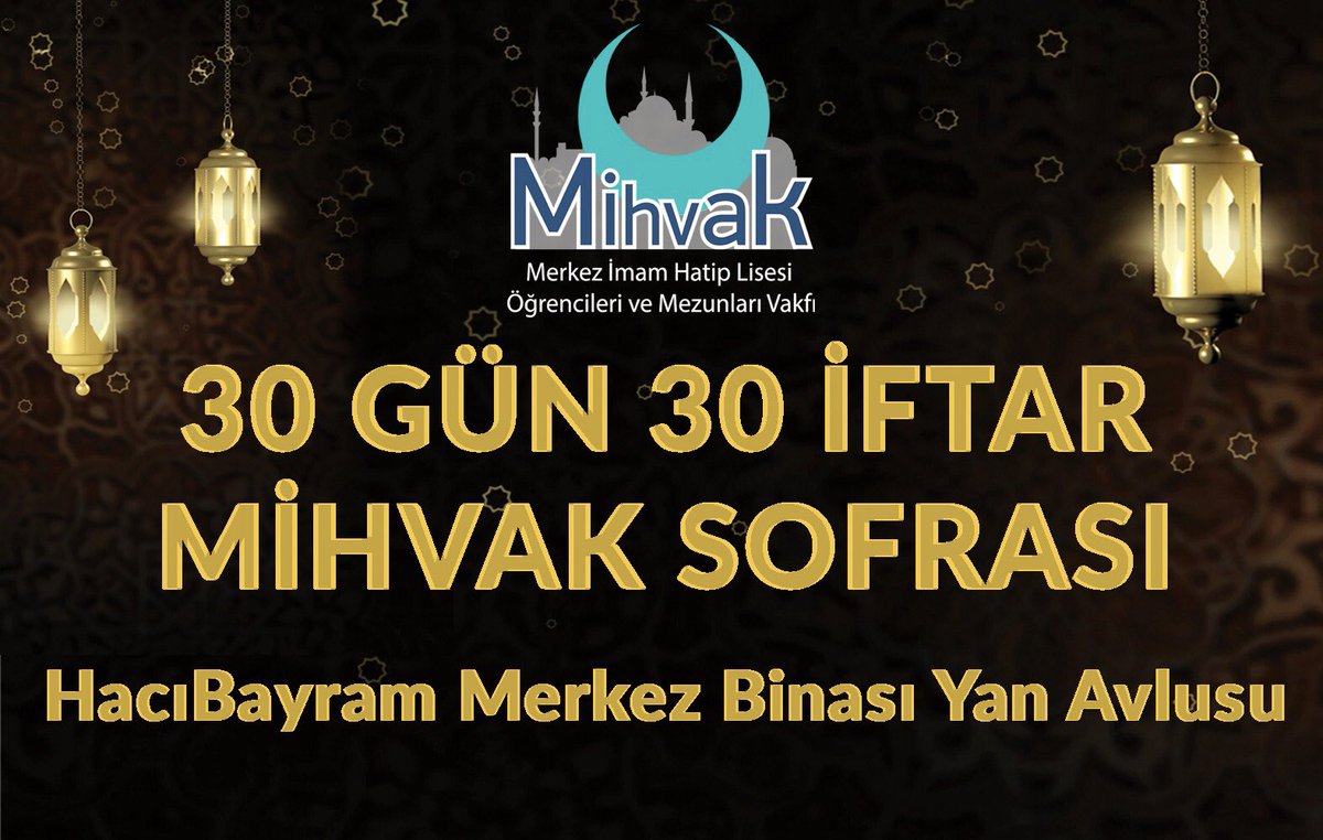 mihvak's tweet photo. Ramazan Ayı boyunca Vakıf Binamızın yan avlusunda iftarlarımız olacaktır. 
Bekleriz efendim. 

@sinanaksu https://t.co/nsHxJq53v8