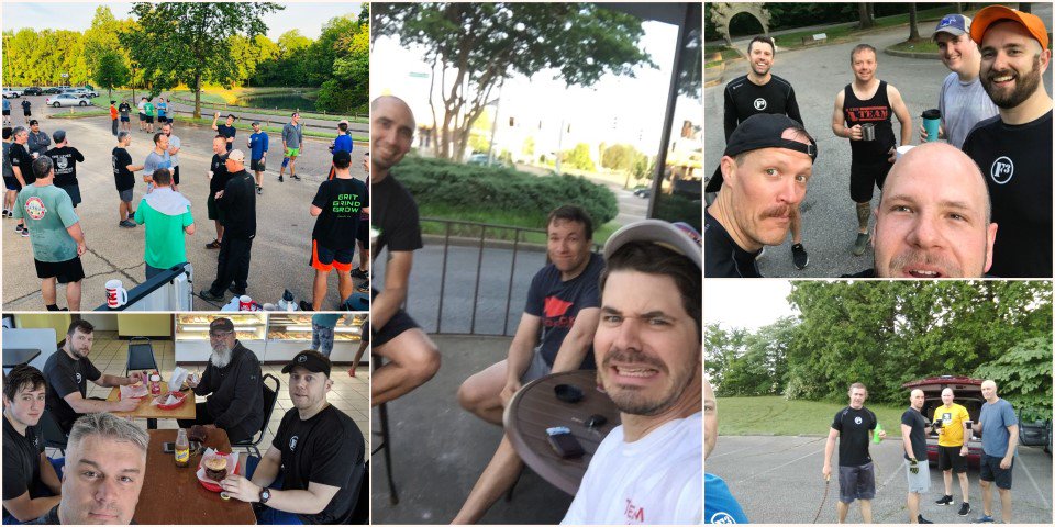 78% #f3tention for solid #2F #coffeeteria

3 from <a href="/F3TheBarracks/">F3 The Barracks</a> at <a href="/UglyMugMemphis/">Ugly Mug Coffee</a>
5 for #PLC at <a href="/F3Berm/">The Bermuda Triangle - F3</a>
3 for PLC at @F3_Cockpit_Mill
40 for PLC at <a href="/F3Levee/">F3Levee</a> #baristachrisgonnabeticked
5 from <a href="/F3Morg/">The Morg - F3</a> at BD
6 for PLC at <a href="/F3TheOldForest/">F3 The Old Forest</a> 

62/79 total PAX

#F3counts #2ndFcountstoo