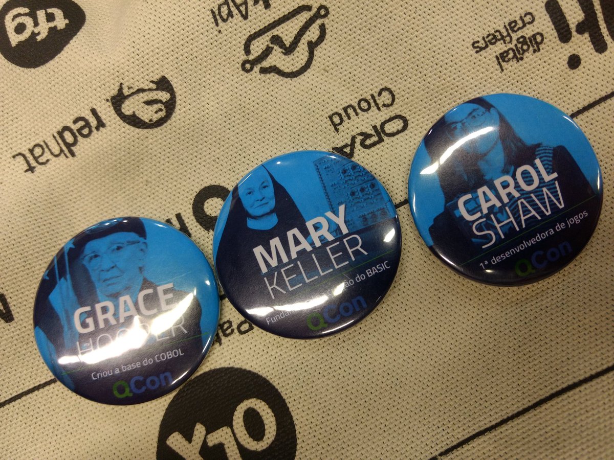 maurotakeda's tweet image. Que ideia sensacional, #QConSP !!! Montei a coleção pra minha filha!