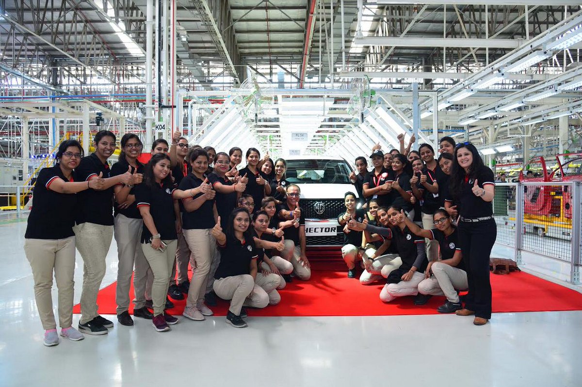 MG Motor India commences commercial production of Hector from Gujarat