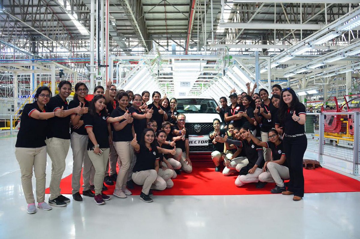 MG Motor India commences commercial production of Hector from Gujarat DeshGujarat