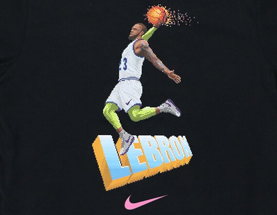 Uzivatel バスケ専門店 Slam Na Twitteru オンライン更新情報 Nike キッズサイズ Nike Yth all Hero Tee 黒 ドット絵のレブロンの凛々しいお姿 3 000円 税別 T Co 8jileiczo1 Nike ナイキ Nikebasketball Hoops Tee Tシャツ