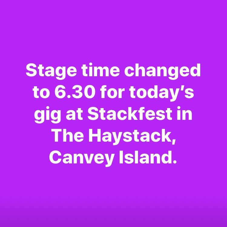 owenwillmusic's tweet image. Heads up! #stackfest