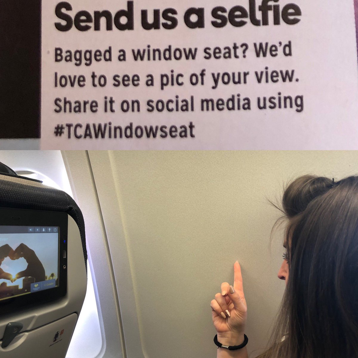 When Thomas Cook encourage you to send a pic of the view from your window. #bestview #TCAWindowseat #epicfail