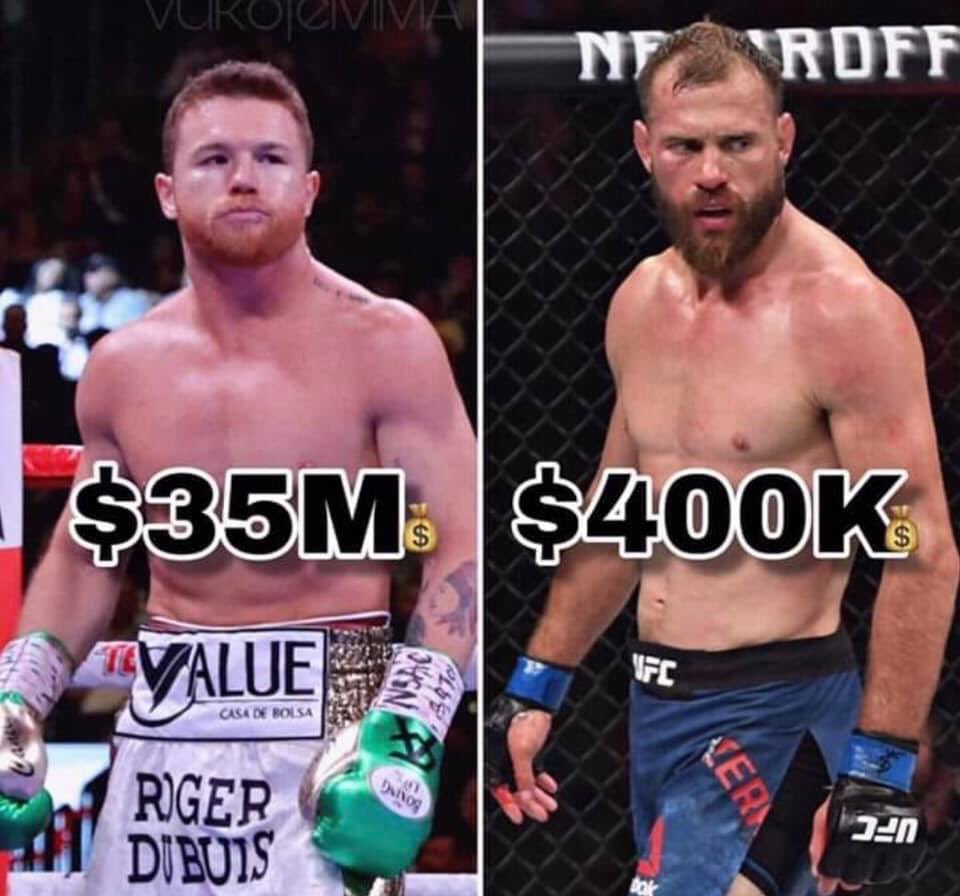 upfrontmma's tweet photo. Things that make you go hmm 🤔 @ufc @Canelo @Cowboycerrone #bjj #boxing @danawhite @seanshelby https://t.co/5K1FgMsUfG