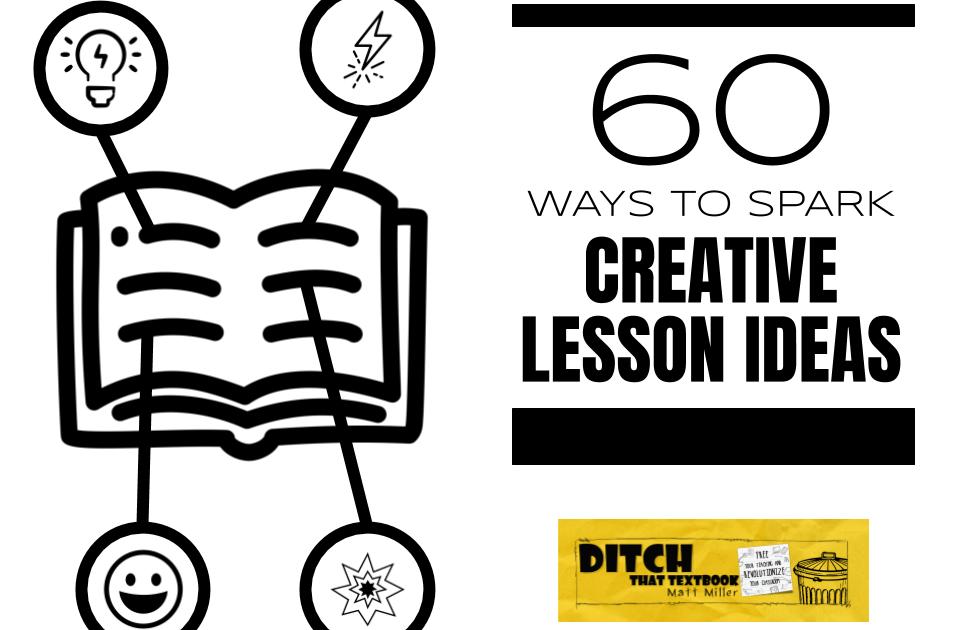 CRHSMiller's tweet photo. 60 tips to spark creative lesson ideas https://t.co/qKZik5ZFQF. "None of these ideas is guaranteed to generate creative lesson ideas. But they are likely to get you started! ...You don't have to be perfect, You just have to get started." #OCSDigitalLearning https://t.co/2lp9xzTo5T