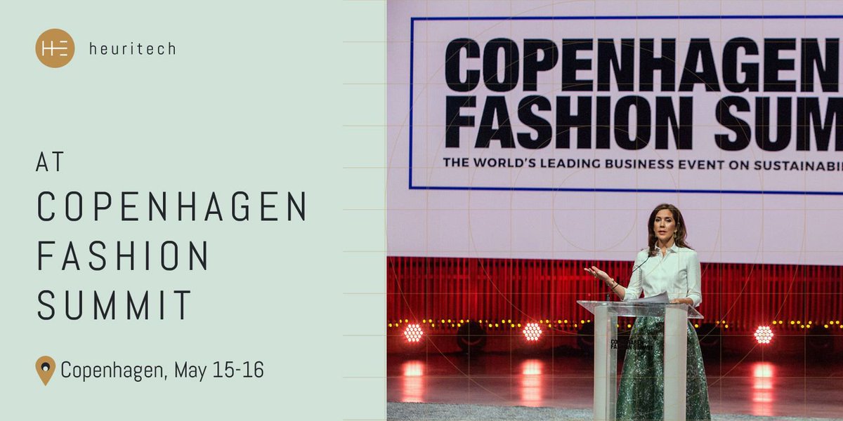 heuritechdata's tweet photo. ๐๐๐๐ฉ๐ฐ One week left before the @CphFashSummit to begin. Join us on May 15th, for 2 incredible days in #Copenhagen, the Scandinavian capital of sustainable fashion โก๏ธ https://t.co/YsGtfkGsPq #CPHFS19 #sustainablefashion #fashiontech #ArtificialIntelligence #AI https://t.co/5uqFZSfN3P