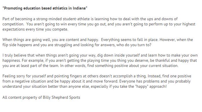 Ihsaa On Twitter Ihsaa Student Athlete Tip Of The Week May 6