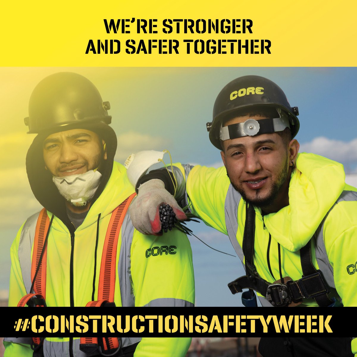 corescaffold's tweet photo. When we’re climbing 50 stories above hard concrete, we have to function as a team. We have to come together and have each other’s backs.
And when that’s what you’re doing, day in and day out, you become not just a team, but a family. 
#corefamily #coreteam #constructionsafetyweek https://t.co/6V8c1Yfflx