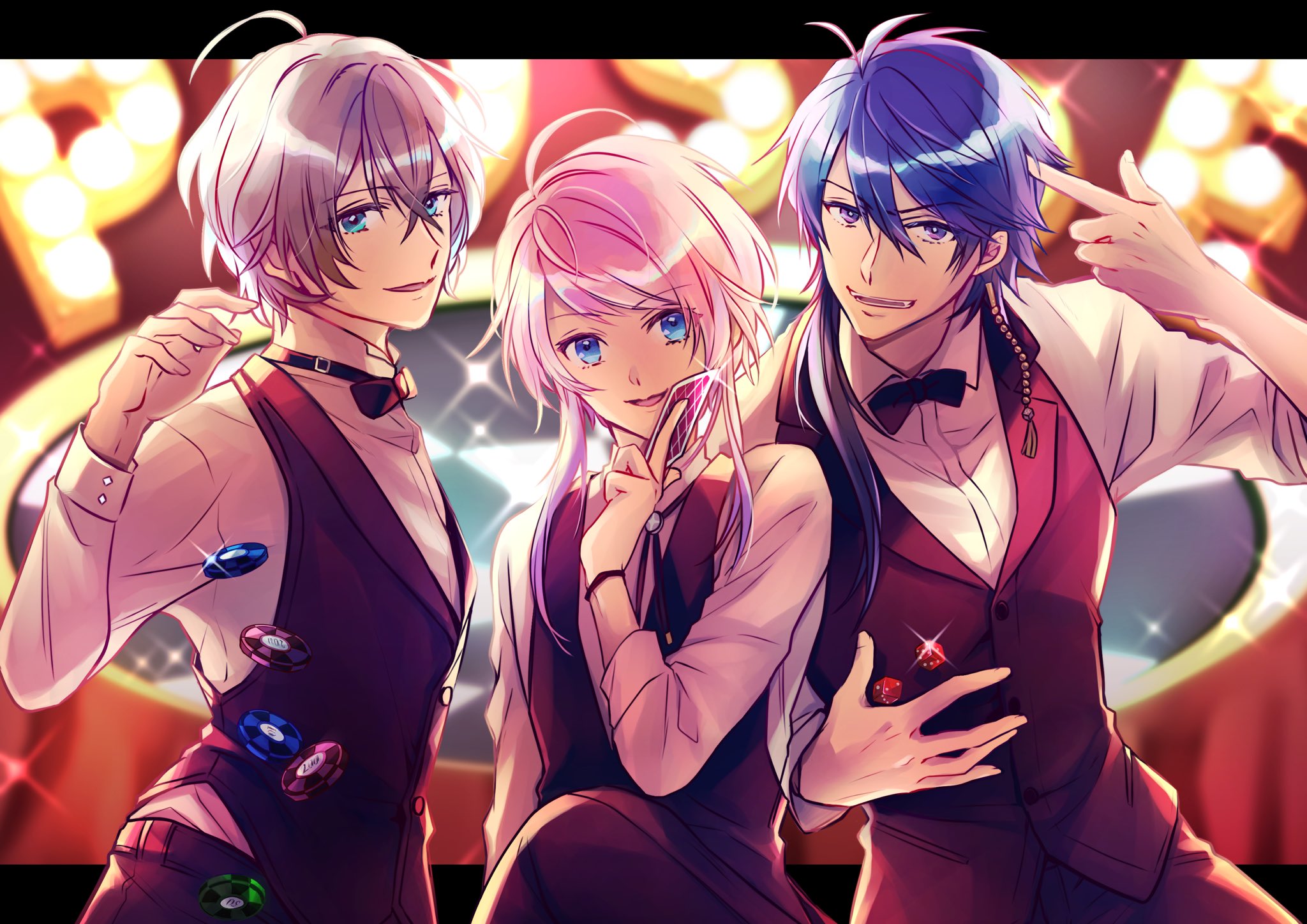 Maco 4 28無配ポスカ絵 カジノディーラーポッセです T Co Jctzkomyum Twitter