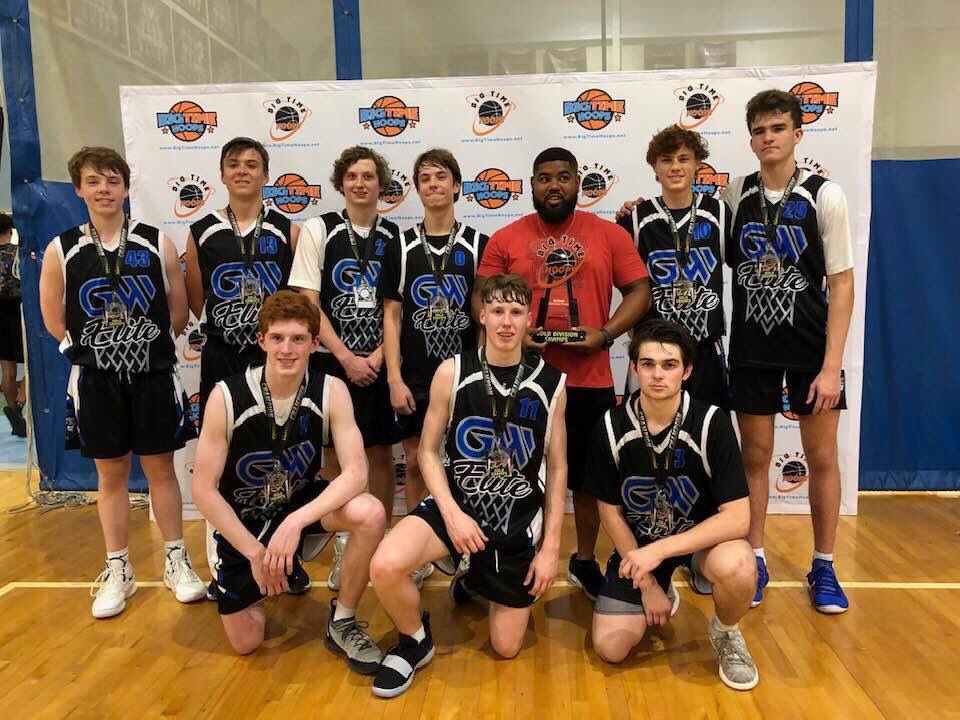 GWElite's tweet photo. Gold Champions ! 10th grade division @bigtimehoopsDMV tournament #2021 #gwelite https://t.co/MiL2dazkS9