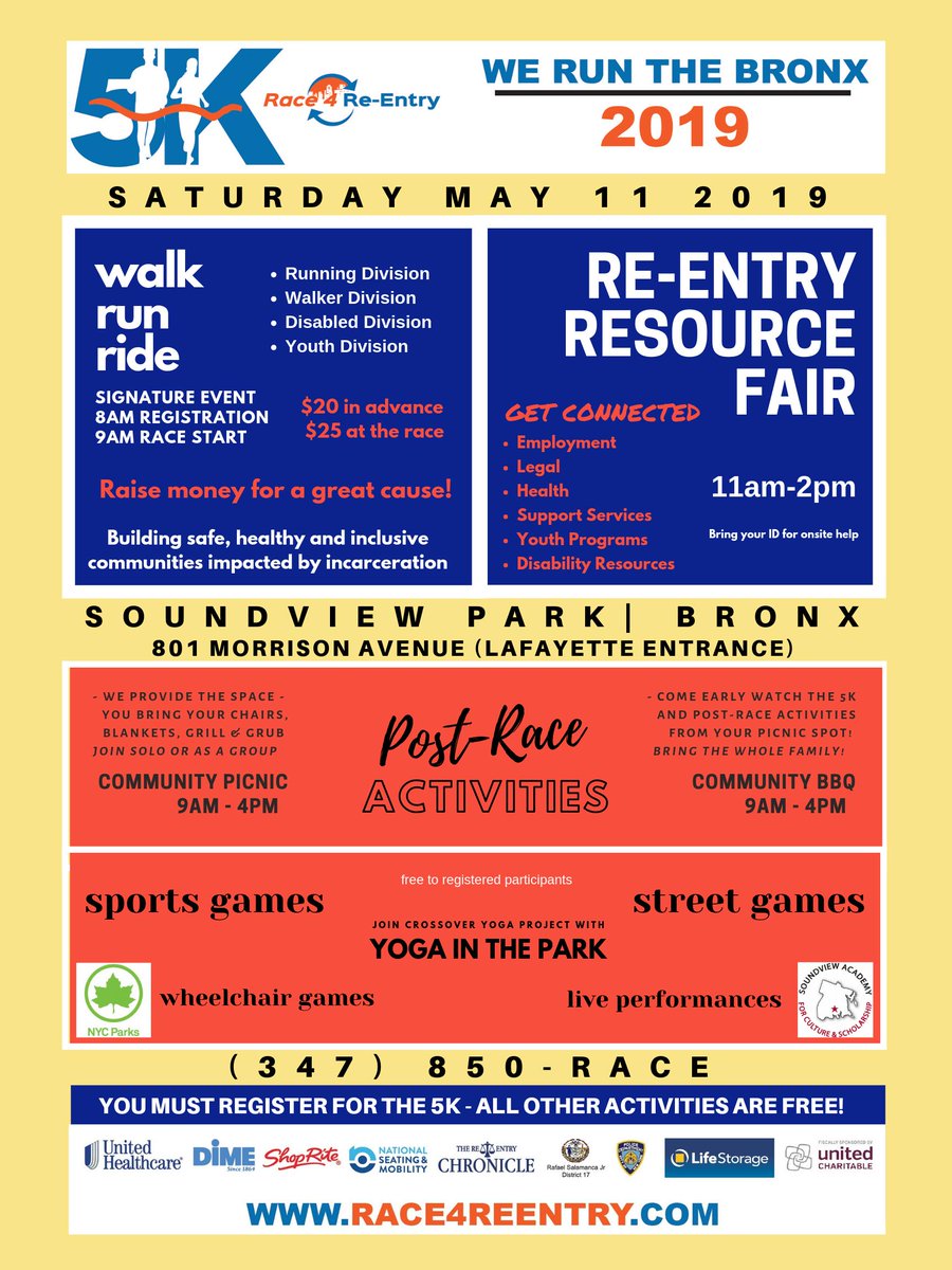 Race for Re-Entry Day | This Saturday May 11th - 2 Days Left to Pre-Register!